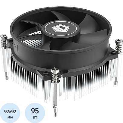 Кулер ID-Cooling DK-19 PWM Soc-1700 черный 4-pin 14-26dB Al 95W