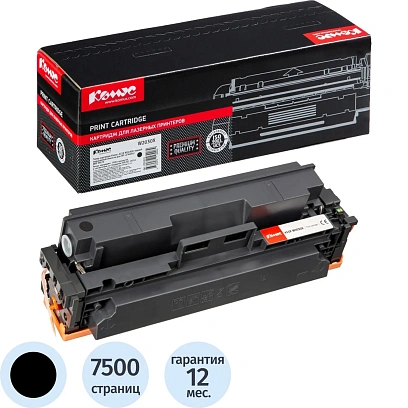 Картридж лазерный Комус 415X W2030X чер. пов. емк. для HP LJ M454/M479