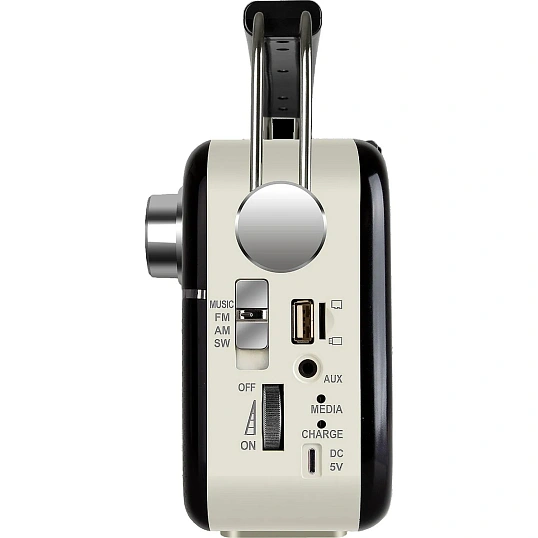 Радиоприемник Sven SRP-505, 3Вт, Bluetooth, FM/AM/SW/USB/microSD/AUX, аккум