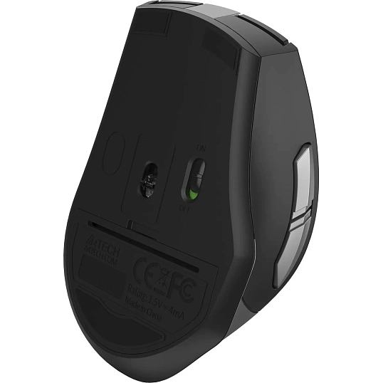 Мышь компьютерная A4Tech Fstyler (FG35 GREY) сер/черн/2000dpi/беспров/6кн