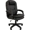 Кресло VT_Chairman 668LT черный пластик, экопремиум черный N