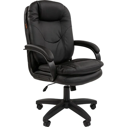 Кресло VT_Chairman 668LT черный пластик, экопремиум черный N