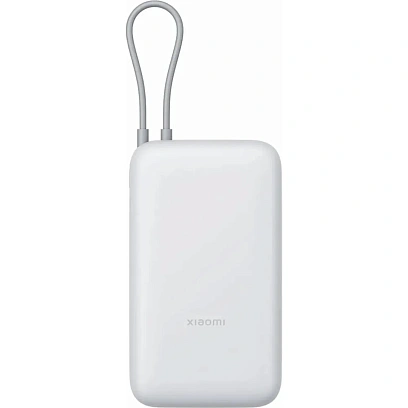 Внешний аккумулятор с встр.каб. Xiaomi BHR9738GL 20000mAh GL Light Gray