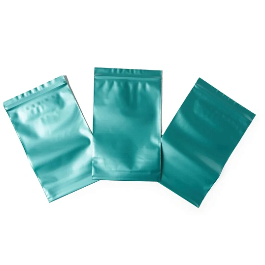 Пакет с замком (Zip Lock) 10 х 15 см, 60 мкм, зеленый,  100 шт/уп