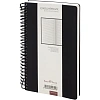 Ежедневник недатированный А5 AGENDA на спирали, черный, 128л 3-746/01