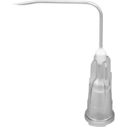 Игла Губера изогнутая, прямой угол, HC 2220 22G (0,7х20 мм) KDL 10шт/уп