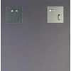 Зеркало МГЛ_настенное 120Б (400x1200) багет ПВХ металлик