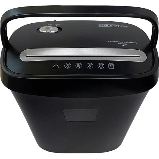 Шредер (уничтожитель) Office Kit S45N 2x13,P-5 ур.секр., 6лист, 14л