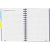 Ежедневник недатированный Bright Colours на спирали, А5, 272 стр, СИРЕНЕВЫЙ