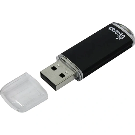 Флеш-память Smartbuy V-Cut, 8Gb, USB 2.0, чер, SB8GBVC-K