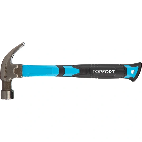 Молоток столярный 450 гр Topfort с магнитом фибергласовая рукоятка