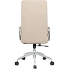 Кресло BN_Jl_EChair-593 TPU экокожа бежевый, алюминий