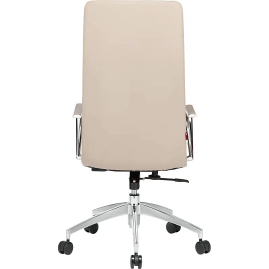 Кресло BN_Jl_EChair-593 TPU экокожа бежевый, алюминий