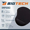 Коврик для мыши  HMP0003 резина+губка+ткань/22х19.5х0.2cm/черный