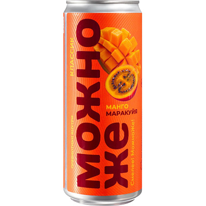 Лимонад Можно Же Манго-Маракуйя газ ж/б 0,33л