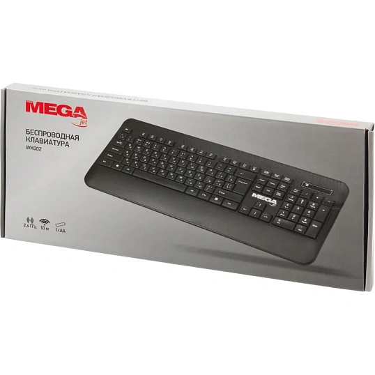 Клавиатура ProMega jet WK002 USB WLS RT/1 АА/черный