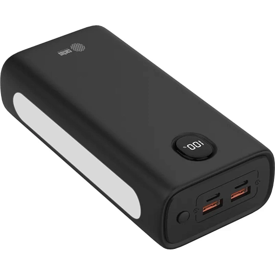 Внешний аккумулятор Cactus CS-PBFSJA-30000 30000mAh 4.5A 2xUSB-A/USB-C черн