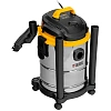 Пылесос строительный SVC15, 1200 Вт, бак 15 л, шланг 2 м Denzel