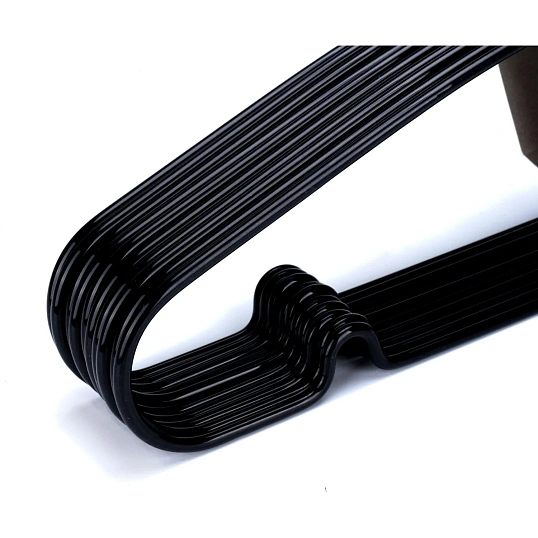 Вешалка-плечики WW_Attache MHT001/MHP048 мет,пер,покр.ПВХ,р48-50 чер УП10шт