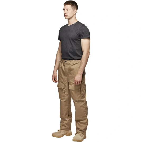 Костюм охранника ло32-КБР бежевый (44-46) 170-176