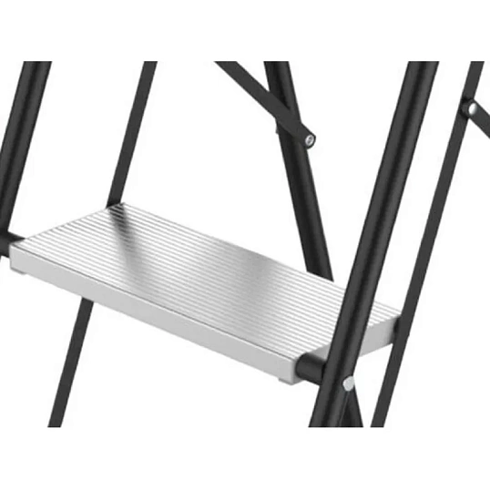 Стремянка - тележка 2в1 алюм./сталь. Zalger 3 ступени (911-3)