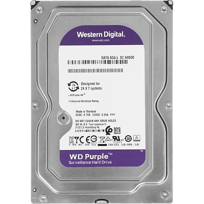 Жесткий диск WD Purple 3Tb 3.5 SATA SATA(WD34PURZ)