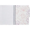 Бизнес-тетрадь А5,140л,кл,сп,пласт Attache Selection Flower Dreams I Choose
