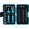 Набор отверток Topfort с трещоткой, битами, головками, 38 предм (569338)