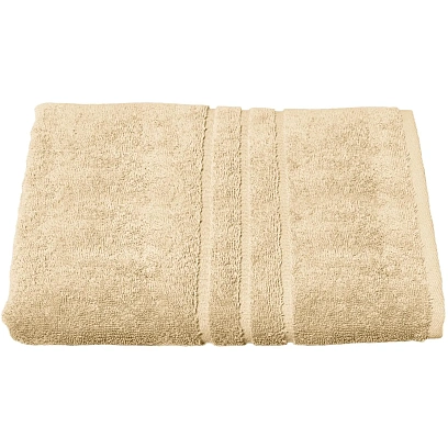 Полотенце махровое Luscan/бордюр 450г/м2, 70х140, бежевый