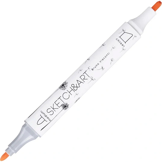 Набор маркеров ДВУС.СКЕТЧ-МАРКЕРЫSKETCH&ART. ПОРТРЕТ,12 ЦВЕТОВ,22-0076/04