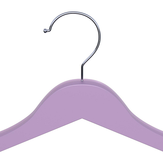 Вешалка-плечики DF_CLH-227 дерево/металл 5шт/уп L-445мм, р.52-54,лавандовый