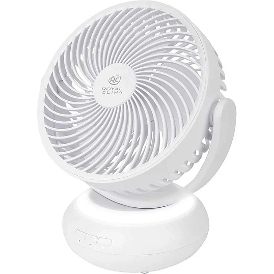 Вентилятор ROYAL CLIMA RSF-0701E-WT, 17см, белый