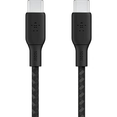 Кабель Belkin (CAB014BT2MBK)BoostCh.100W PD USB-C To USB-C Cable 2м. черный