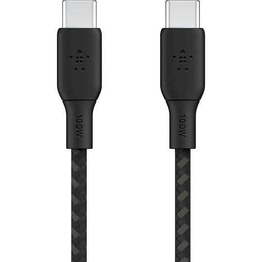 Кабель Belkin (CAB014BT2MBK)BoostCh.100W PD USB-C To USB-C Cable 2м. черный