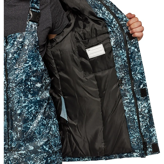 Костюм зимний Охранника с п/к КМФ цифра серый(р.44-46) 170-176