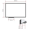 Доска магнитно-маркерная 90х120Attache Economy лак,рама алл с защ от вл