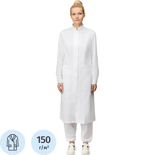 Халат жен у17 ХАССП (сатори) бел 96-100/170-176