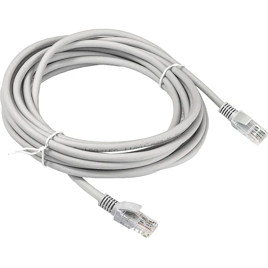 Патч-корд ExeGate UTP-RJ45-RJ45-5e-CU-5M-GY, cat.5e, 5м,серый <EX282014RUS