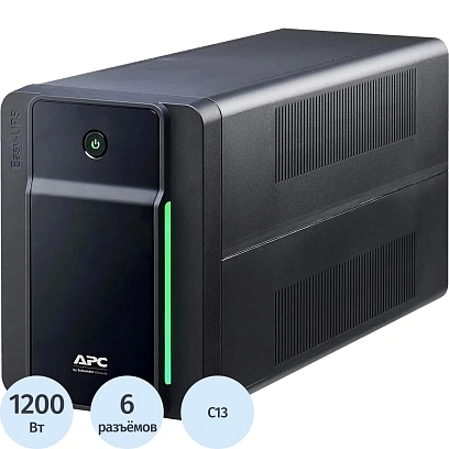 ИБП APC Easy-UPS BVX2200LI 2200ВА/1200Вт черный