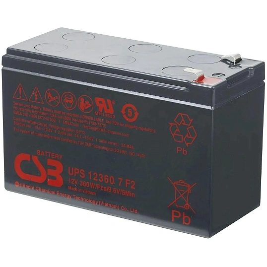 Батарея для ИБП CSB UPS123607 F2 12В 7.5А.ч