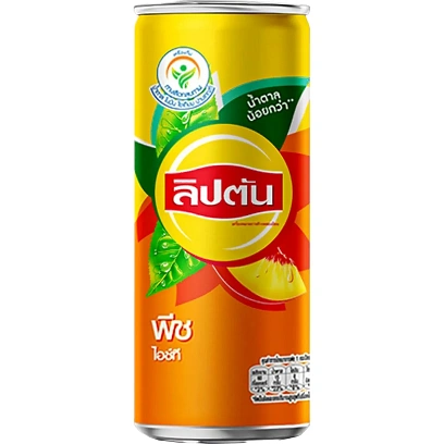 Чай холодный Lipton Персик, черный, негаз ж/б 0,245