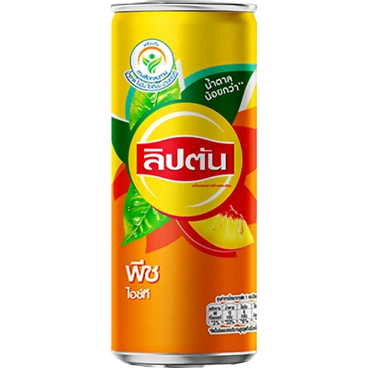 Чай холодный Lipton Персик, черный, негаз ж/б 0,245
