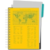 Бизнес-тетрадь SMARTBOOK А5 120л. клетка,спир,микроп,разд,карм,сер-бирюз