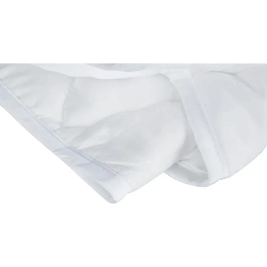 Одеяло Luscan 140х205 стег, кант, 200-250гр/м2 (холлофайбер/микрофибра),бел