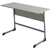 Парта MET_Стол ученический Комус Мебель Школа 2.0,2-мест.6 р.г. сер/серый