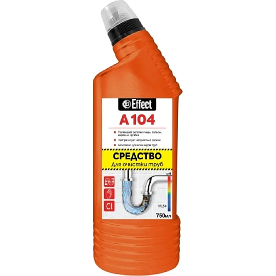 Профхим д/прочистки труб Effect/ALFA 104, 0,75л