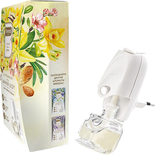 Аромадиффузор электрический Breesal  Ванильный десерт 20 мл, ELDF003