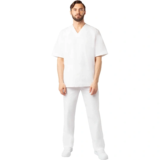 Костюм универсальный (куртка, бр) у05 КР без кармана бел 104-108/170-176