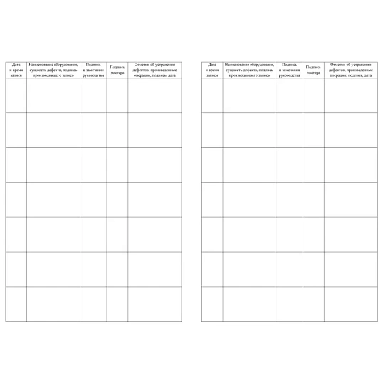 Журнал учета дефектов и неполадок на электрооборудовании 5 шт/уп КЖ-657