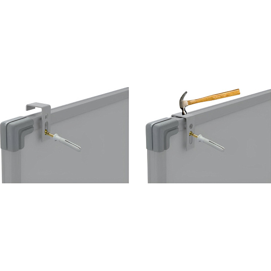 Доска магнитно-маркерная 1-элементная 45х60 (Мет.Проф., Стапь) Ф-45